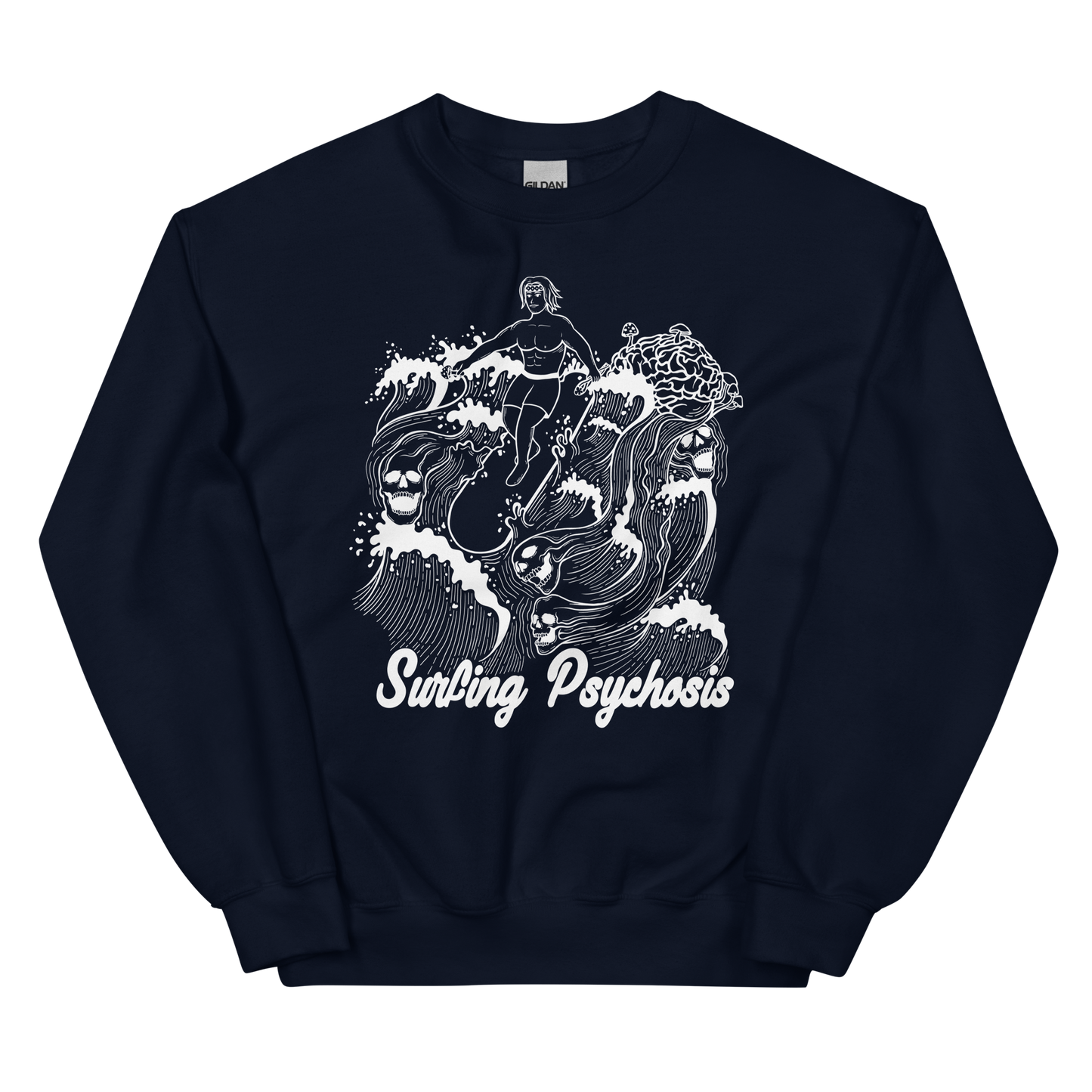 Surfing Psychosis Graphic Sweatshirt