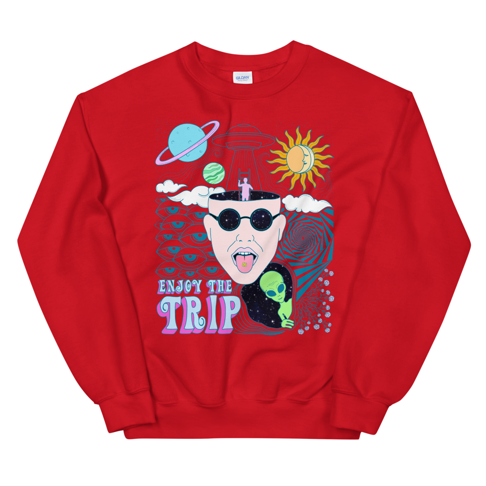 Enjoy The Trip Graphic Sweatshirt