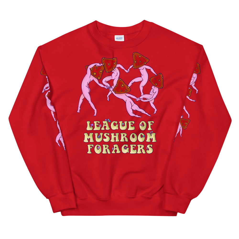 League of Mushroom Foragers Graphic Sweatshirt