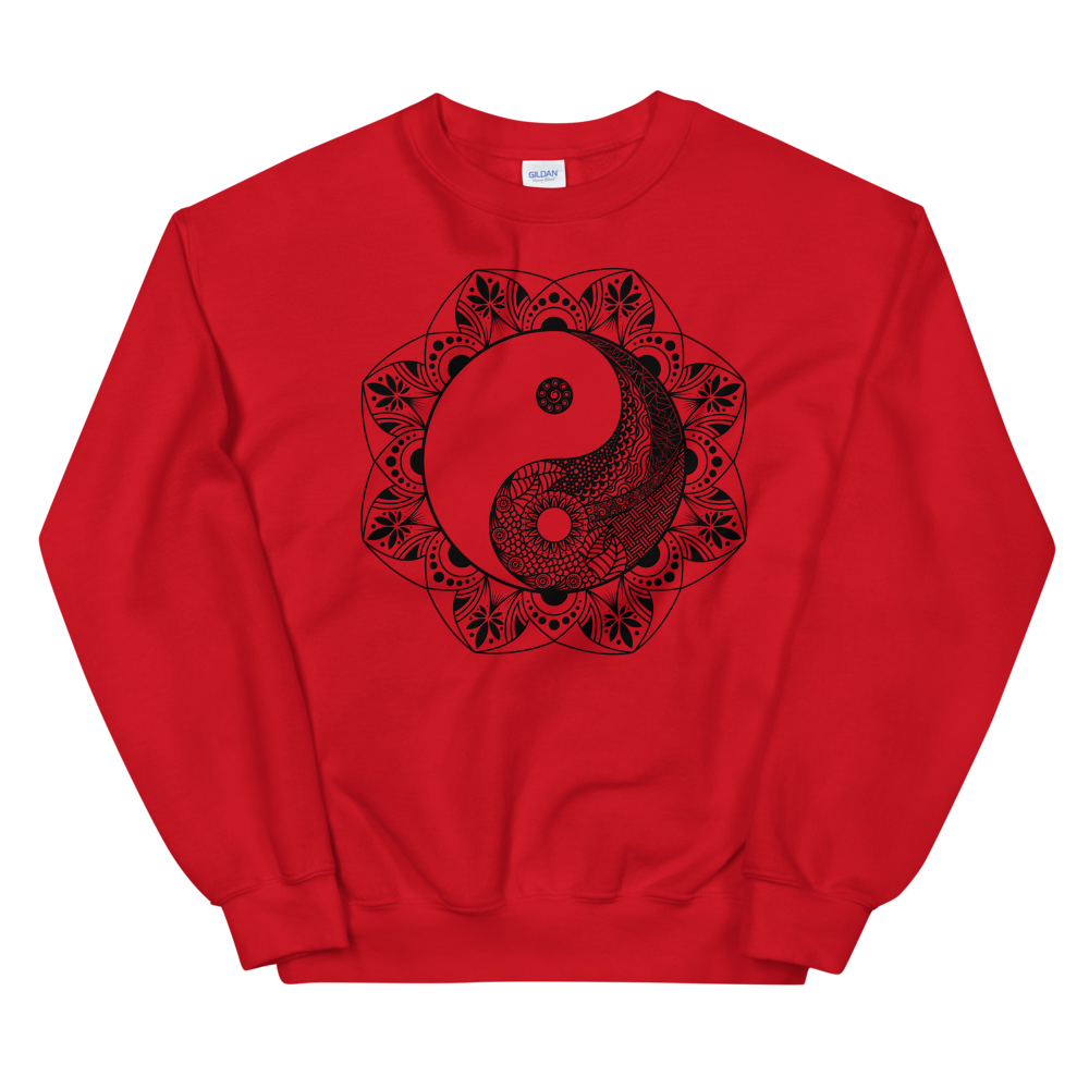 Yinyang Mandala Graphic Sweatshirt