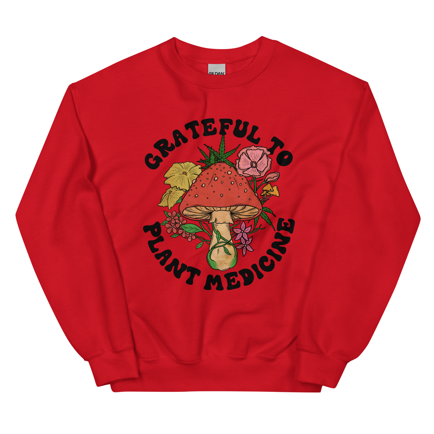 Grateful To Plants Graphic Sweatshirt