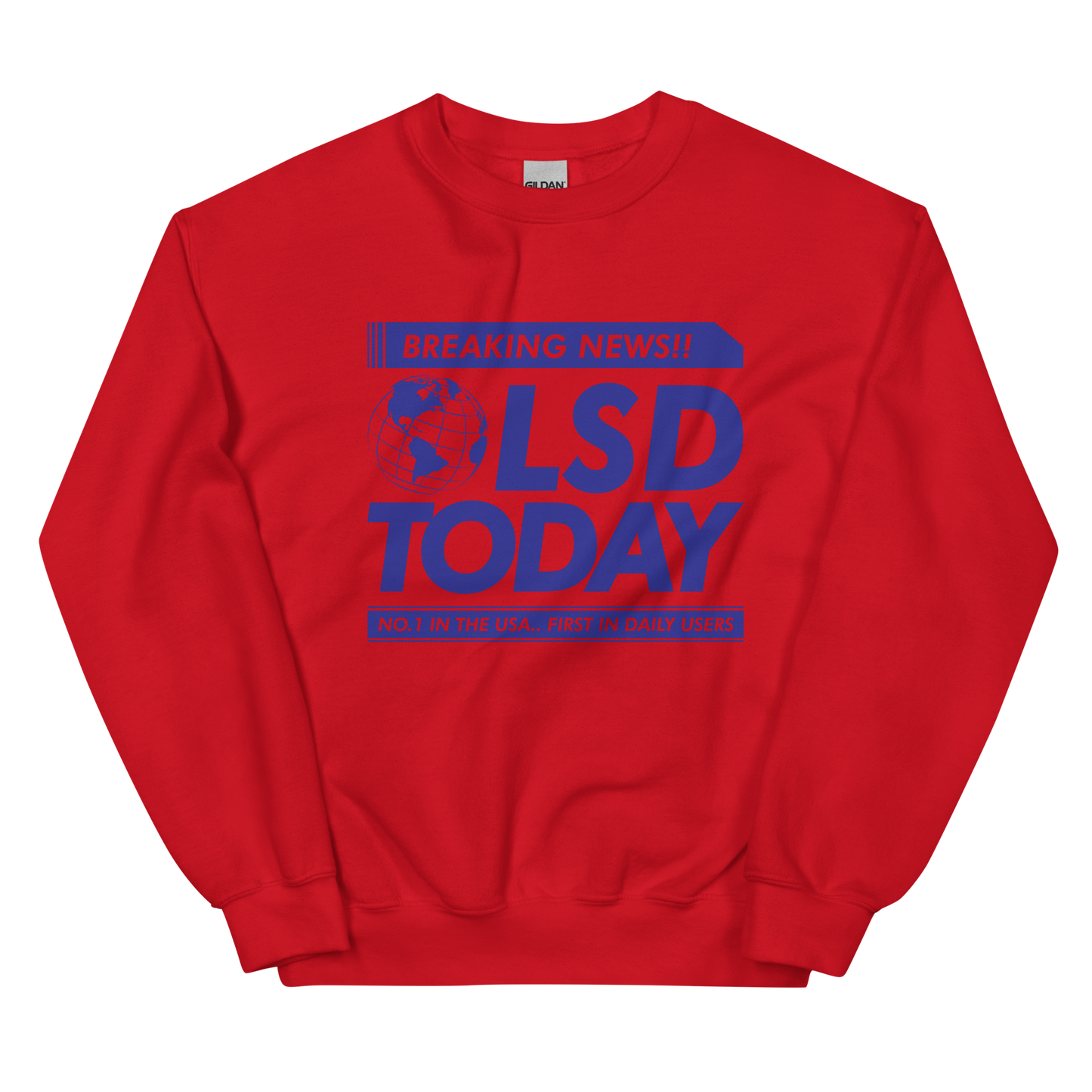 Breaking News Today Graphic Sweatshirt