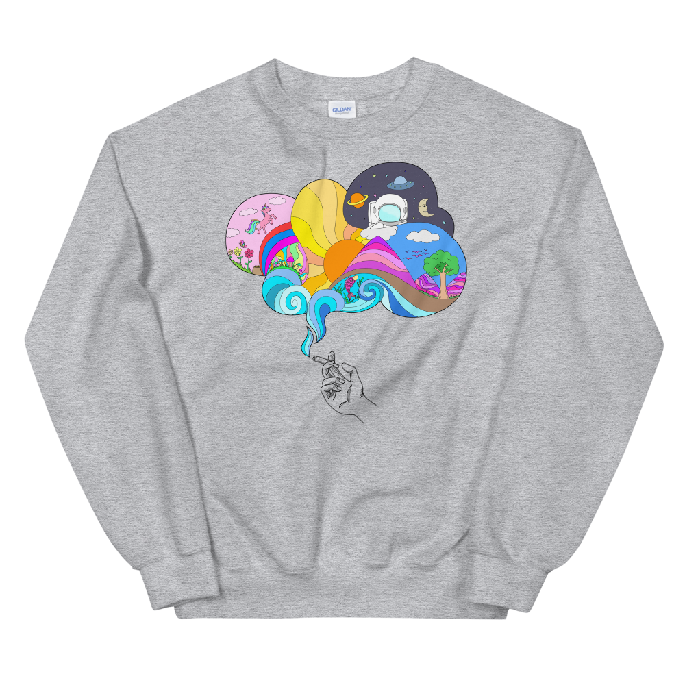 Smoke Land Graphic Sweatshirt