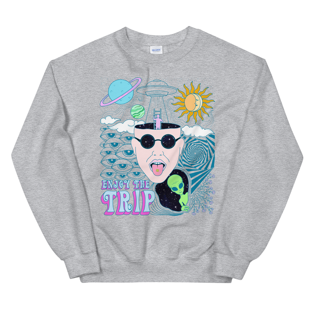 Enjoy The Trip Graphic Sweatshirt