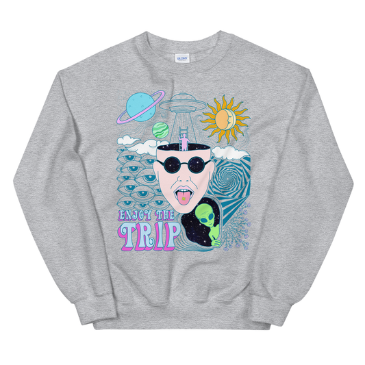 Enjoy The Trip Graphic Sweatshirt