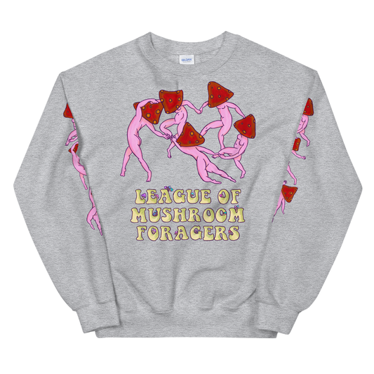 League of Mushroom Foragers Graphic Sweatshirt