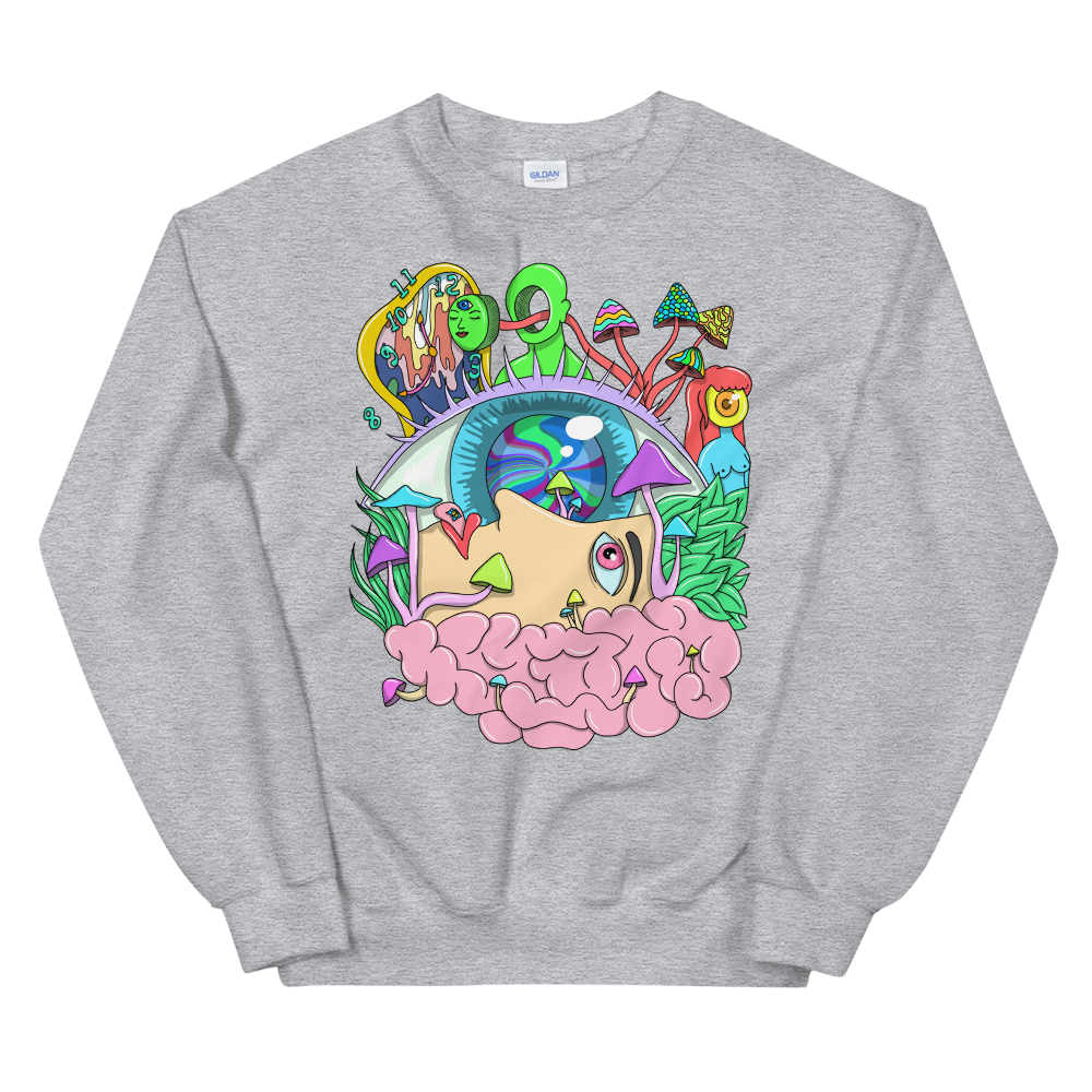 Tripping Graphic Sweatshirt