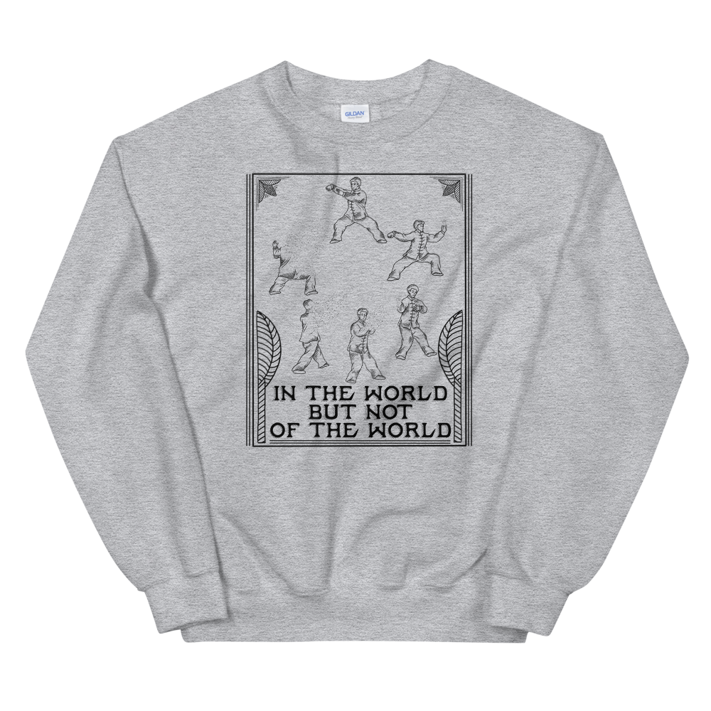 In The World But Not Of The World Graphic Sweatshirt
