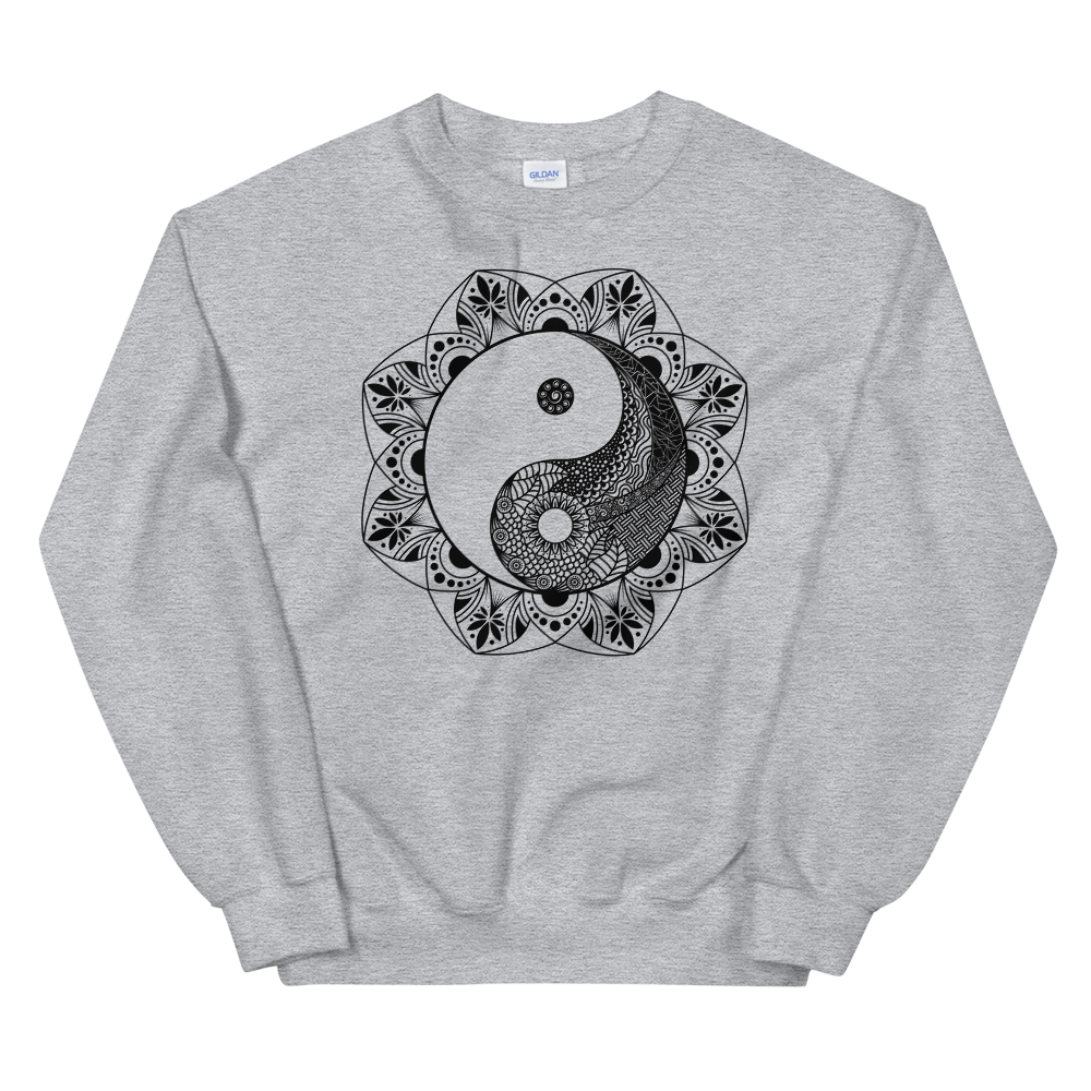 Yinyang Mandala Graphic Sweatshirt