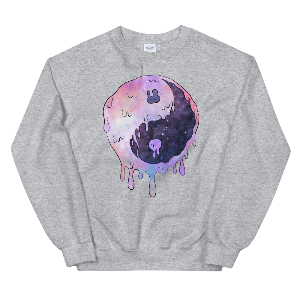 Yinyang Melting Graphic Sweatshirt