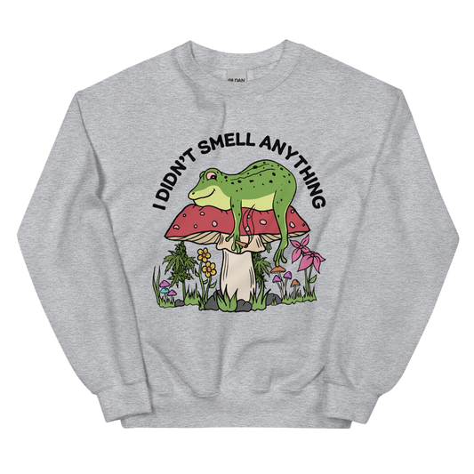 I Didn't Smell Anything Graphic Sweatshirt