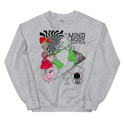 Mind Body Matter Graphic Sweatshirt