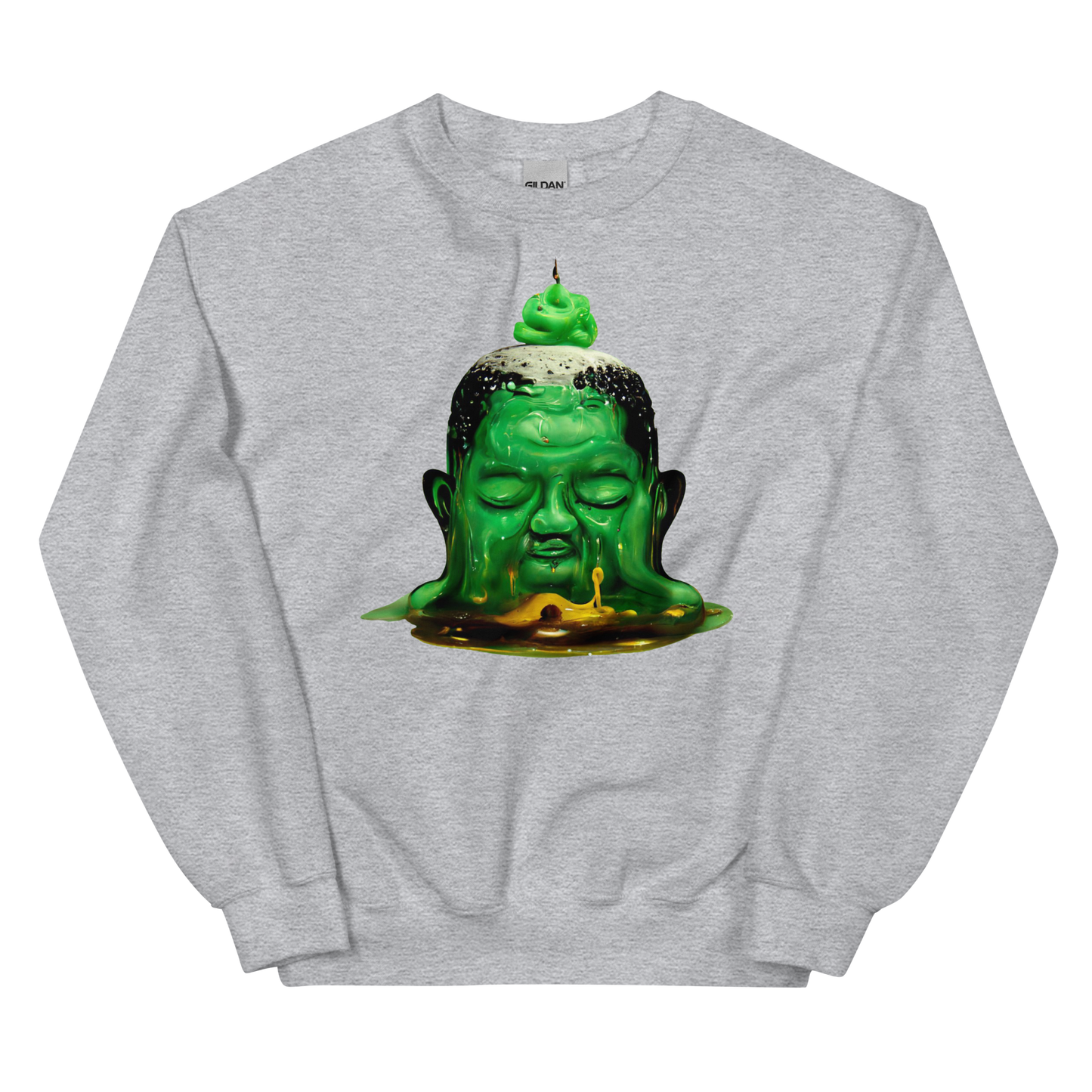 Melting Buddha Graphic Sweatshirt