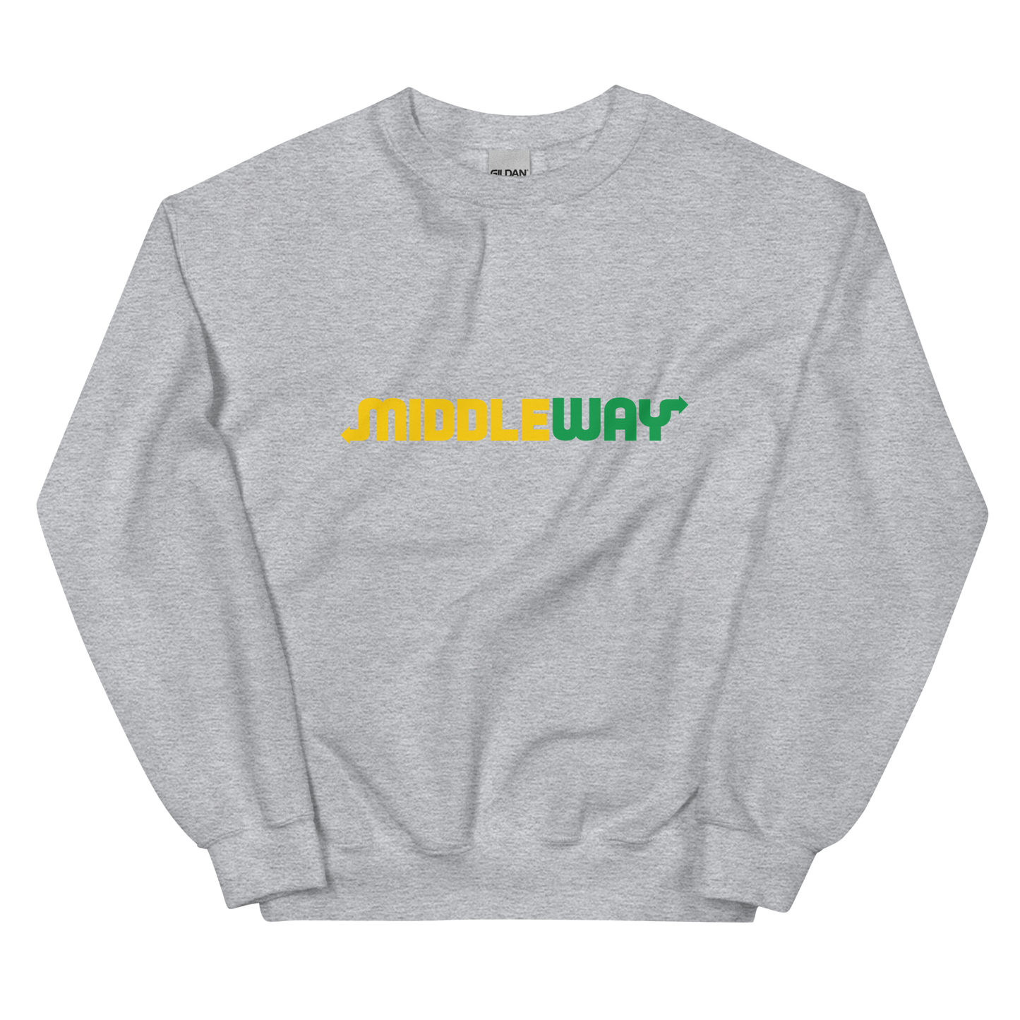 Middle Way Graphic  Sweatshirt