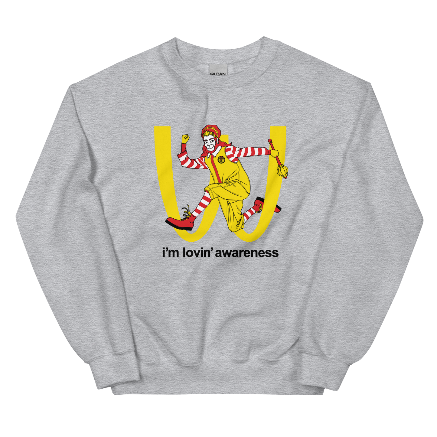 I'm Lovin' Awareness Graphic Sweatshirt
