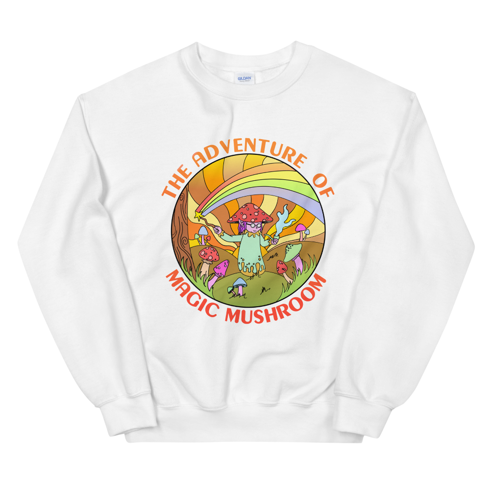 The Adventure Of Magic Mushroom Graphic Sweatshirt