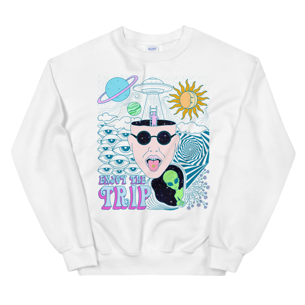 Enjoy The Trip Graphic Sweatshirt