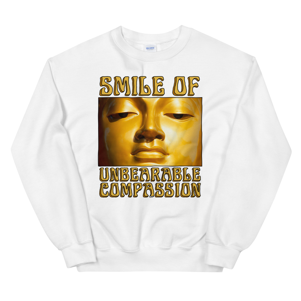 Smile Of Unbearable Compassion Graphic Sweatshirt