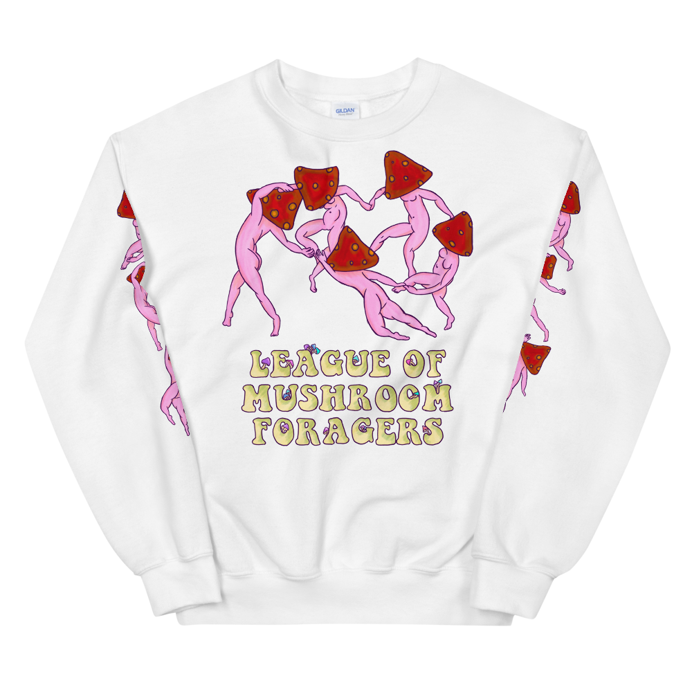 League of Mushroom Foragers Graphic Sweatshirt