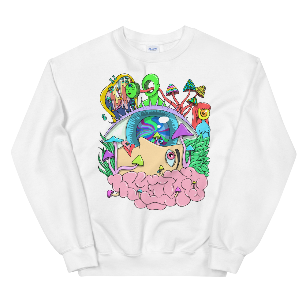 Tripping Graphic Sweatshirt