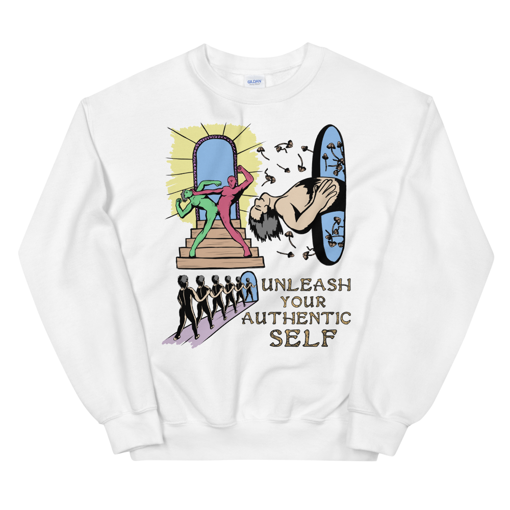 Unleash Your Authentic Self Graphic Sweatshirt
