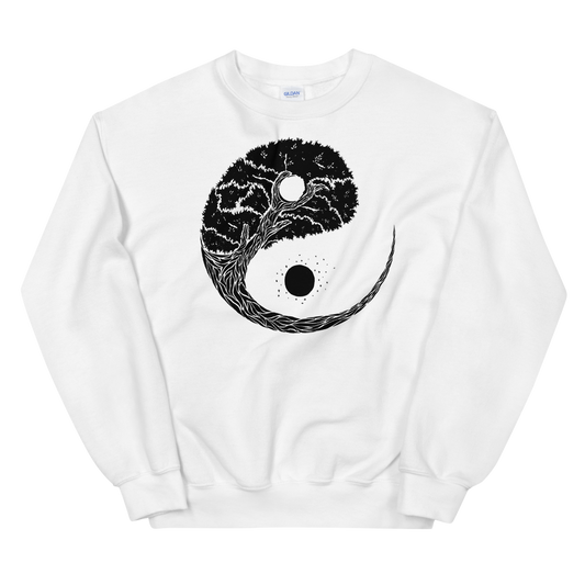 Yinyang Tree Graphic Sweatshirt