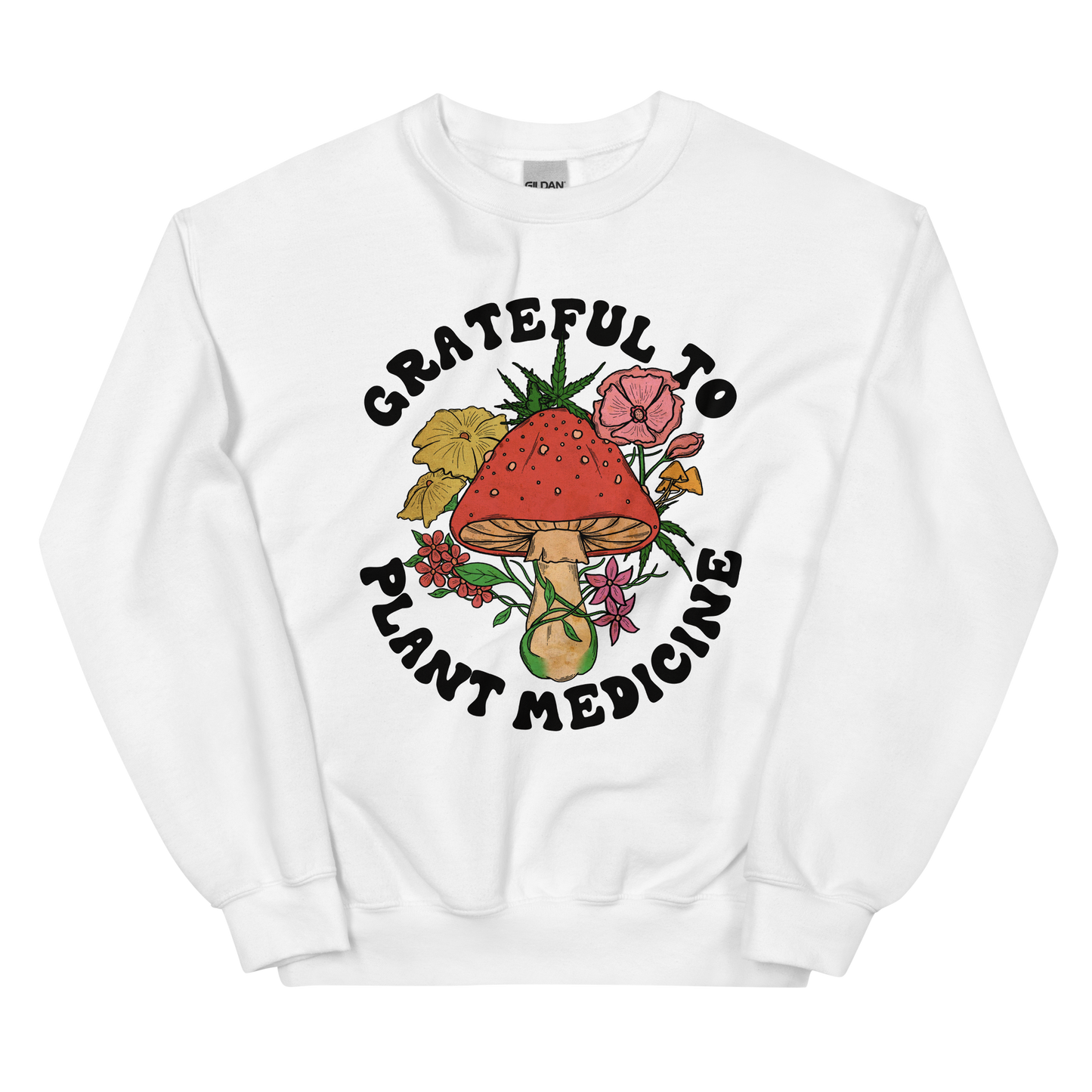 Grateful To Plants Graphic Sweatshirt