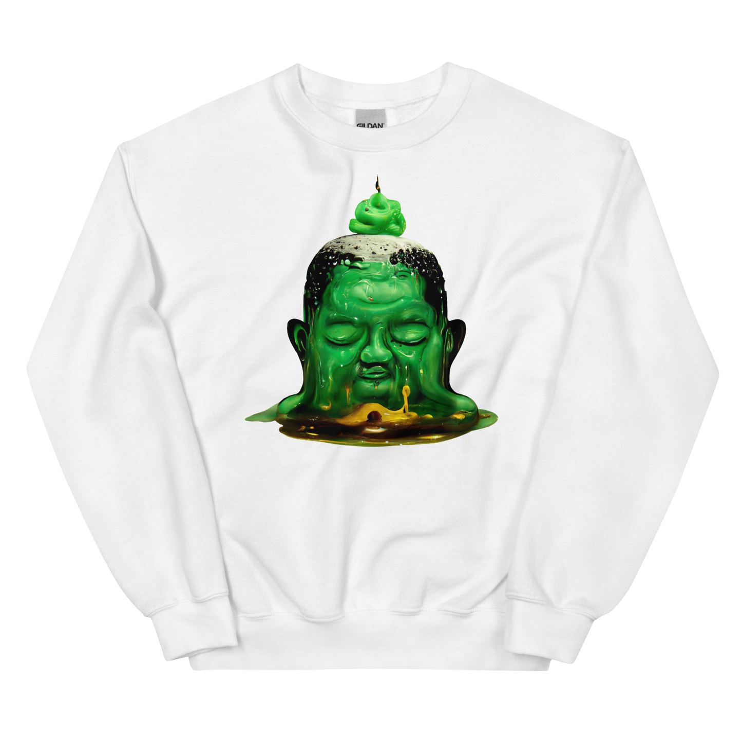 Melting Buddha Graphic Sweatshirt