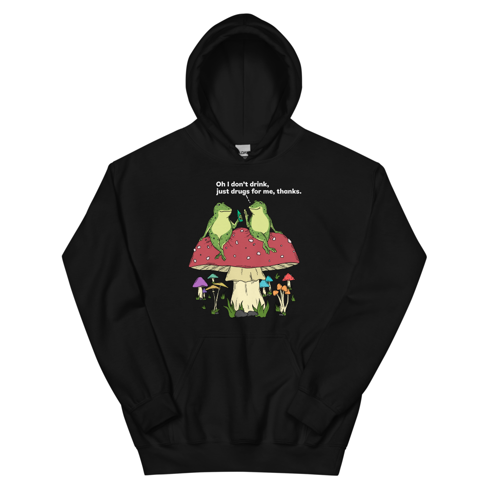 I Don't Drink Graphic Hoodie