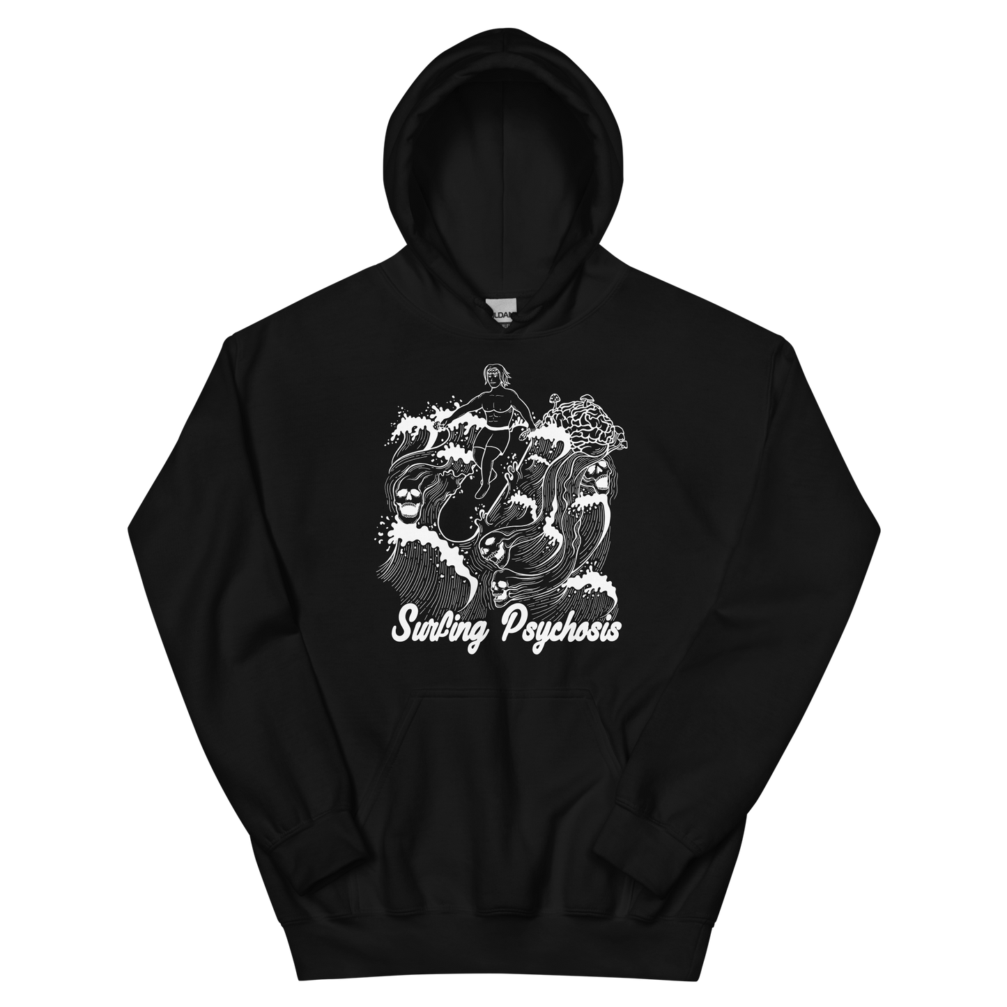 Surfing Psychosis Graphic Hoodie