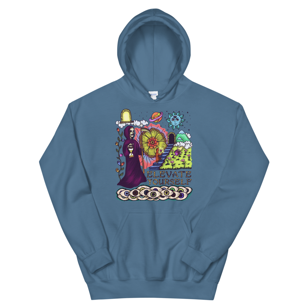 With a large front pouch pocket and drawstrings in a matching color, this Shroom Beach Hoodie is a sure crowd-favorite. It’s soft, stylish, and perfect for cooler evenings.