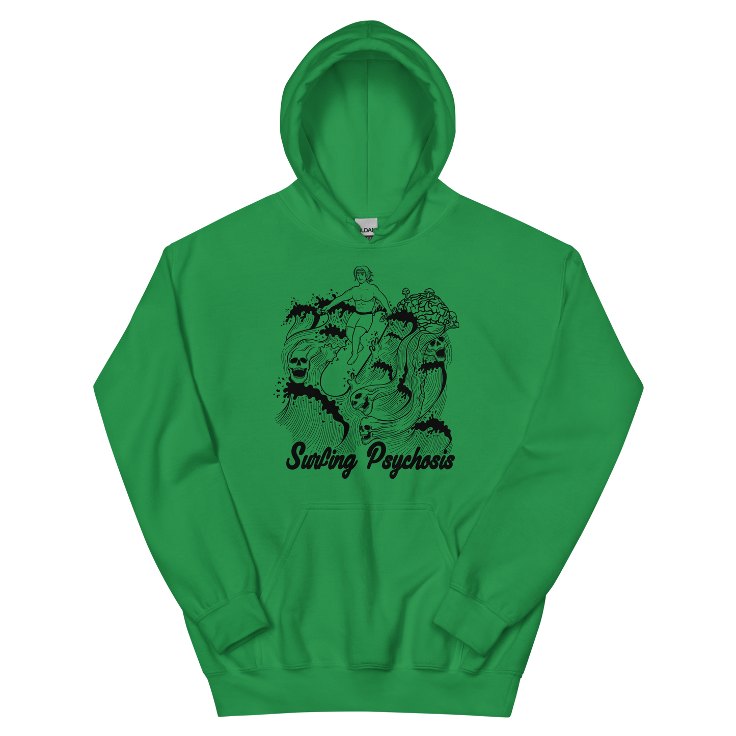 Surfing Psychosis Graphic Hoodie