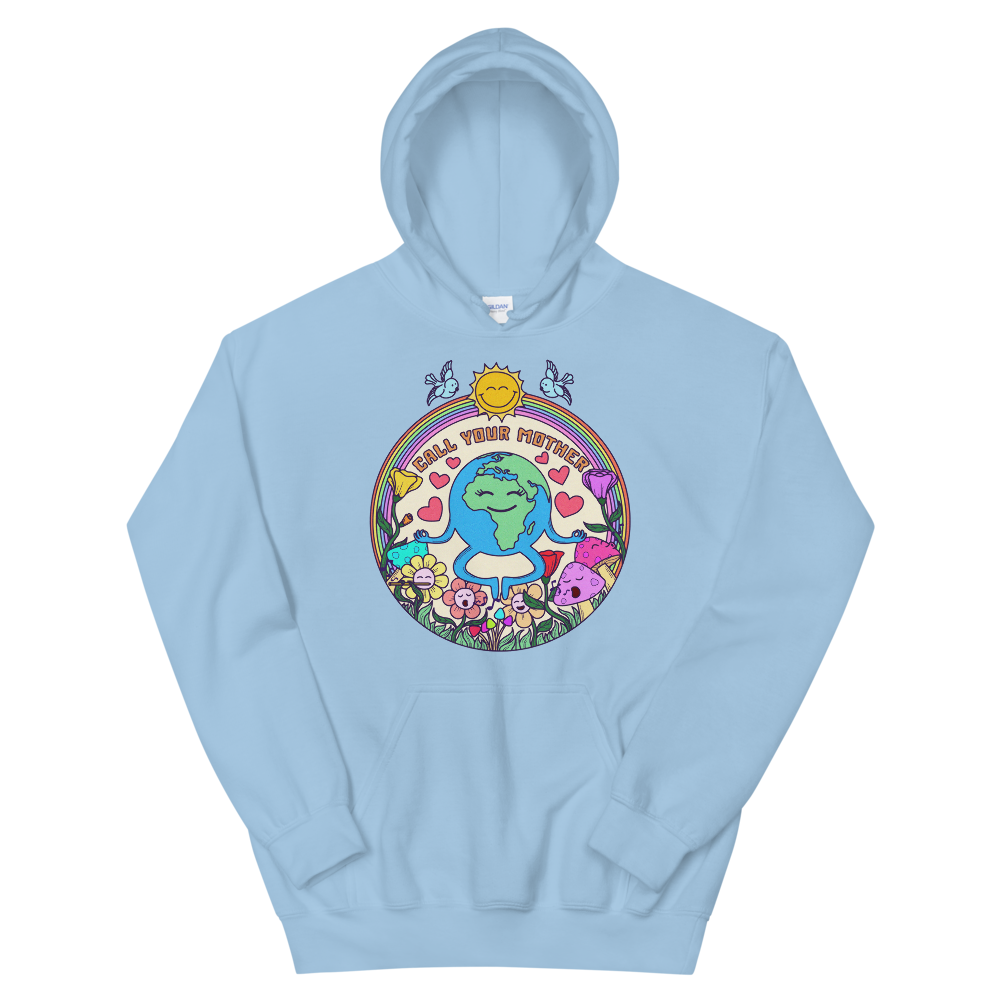 With a large front pouch pocket and drawstrings in a matching color, this Shroom Beach Hoodie is a sure crowd-favorite. It’s soft, stylish, and perfect for cooler evenings.