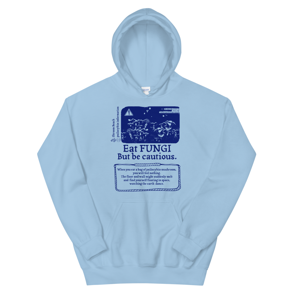 With a large front pouch pocket and drawstrings in a matching color, this Shroom Beach Hoodie is a sure crowd-favorite. It’s soft, stylish, and perfect for cooler evenings.