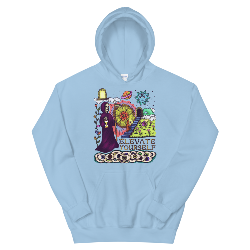 With a large front pouch pocket and drawstrings in a matching color, this Shroom Beach Hoodie is a sure crowd-favorite. It’s soft, stylish, and perfect for cooler evenings.