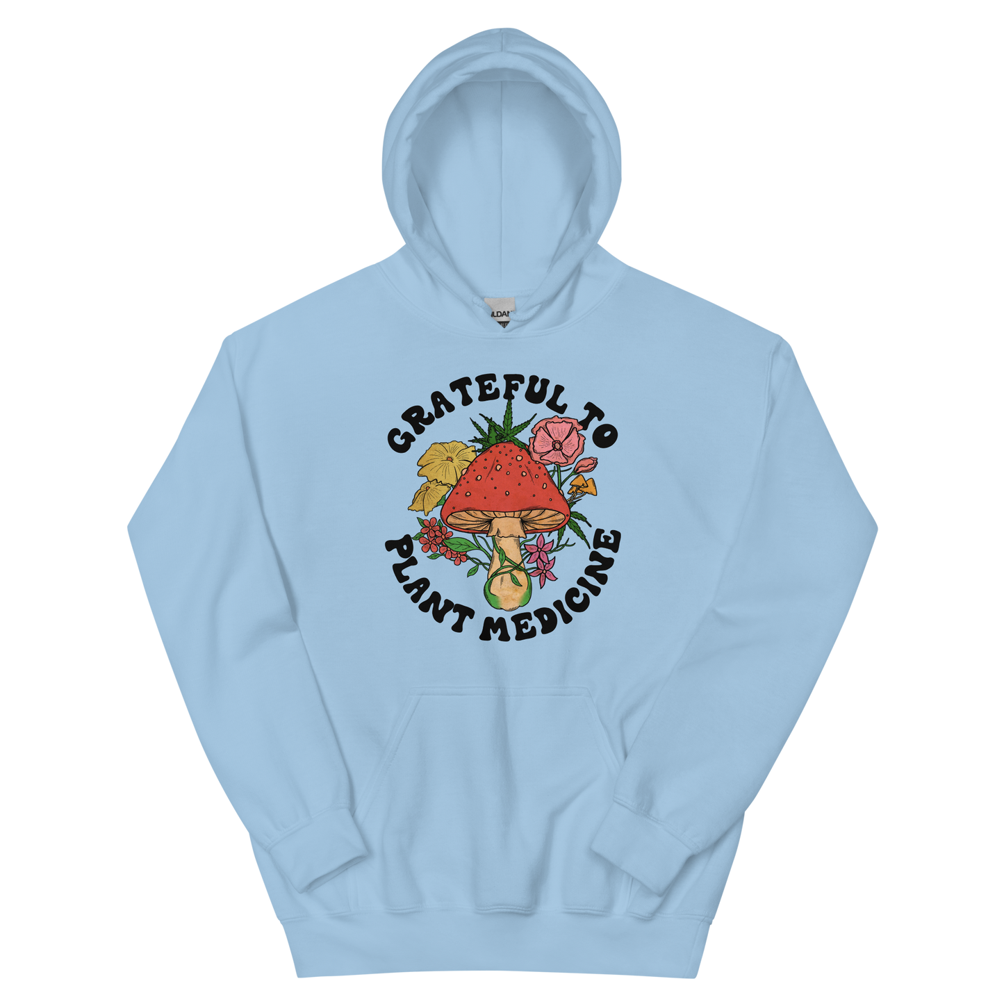 Grateful To Plants Graphic Hoodie