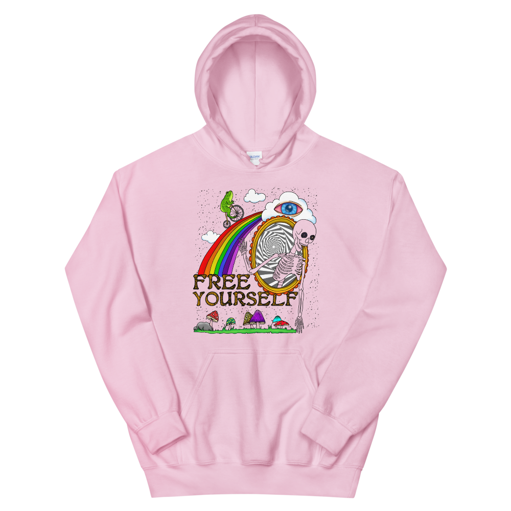 With a large front pouch pocket and drawstrings in a matching color, this Shroom Beach Hoodie is a sure crowd-favorite. It’s soft, stylish, and perfect for cooler evenings.