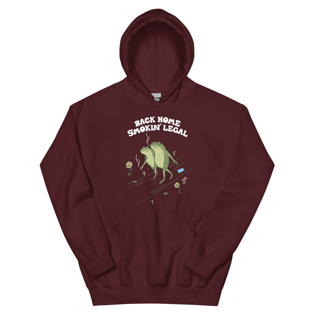 Back Home Smokin Legal Graphic Hoodie