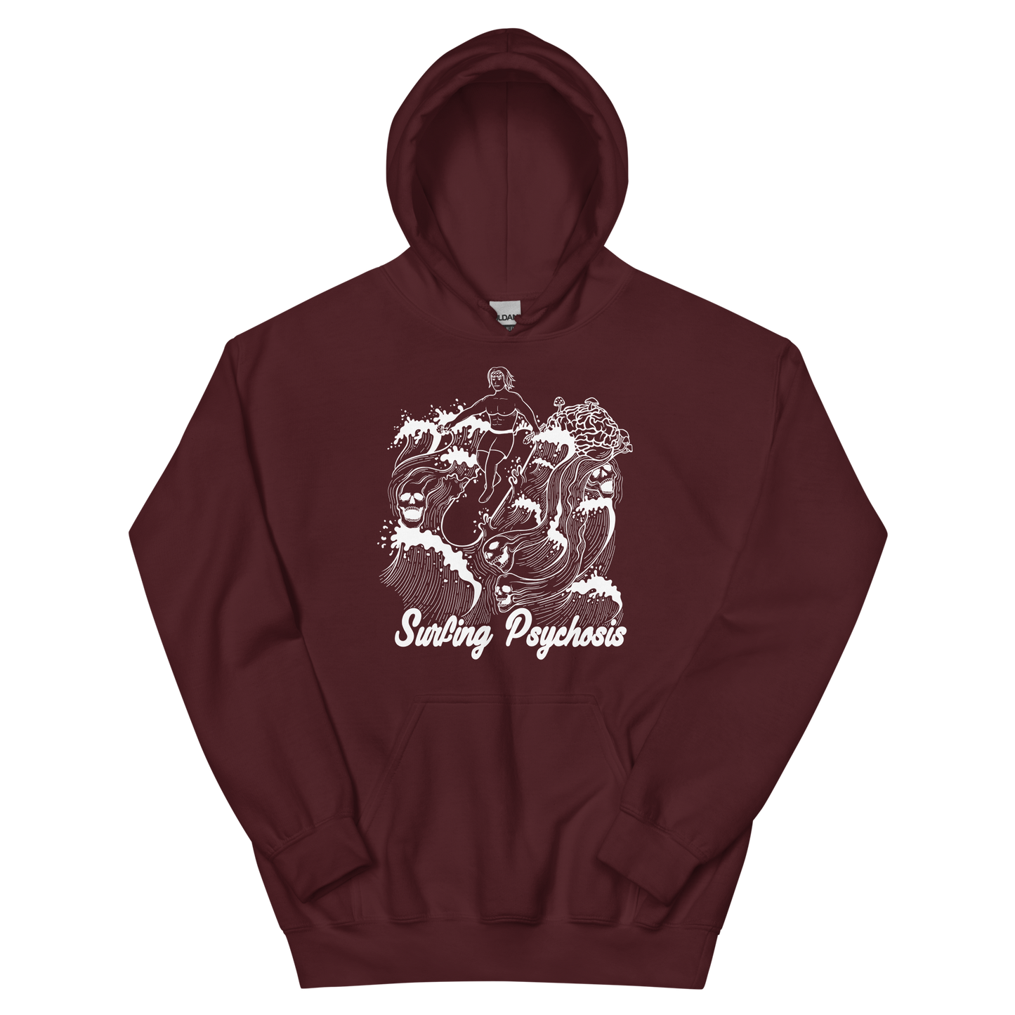 Surfing Psychosis Graphic Hoodie