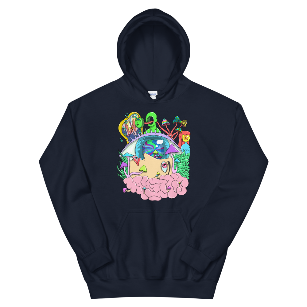 With a large front pouch pocket and drawstrings in a matching color, this Shroom Beach Hoodie is a sure crowd-favorite. It’s soft, stylish, and perfect for cooler evenings.