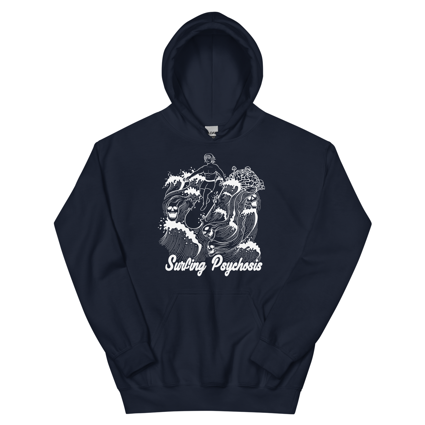 Surfing Psychosis Graphic Hoodie