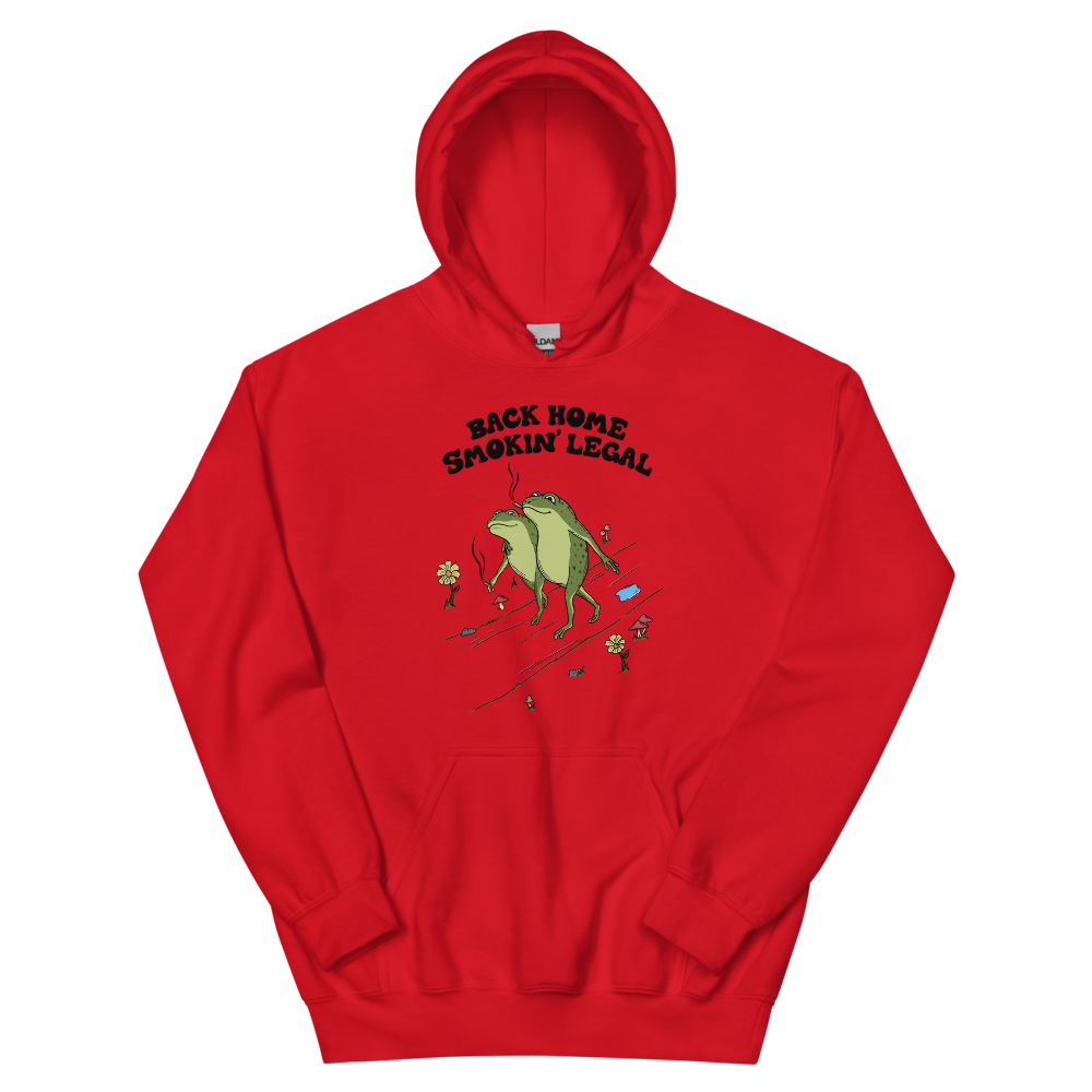 Back Home Smokin Legal Graphic Hoodie