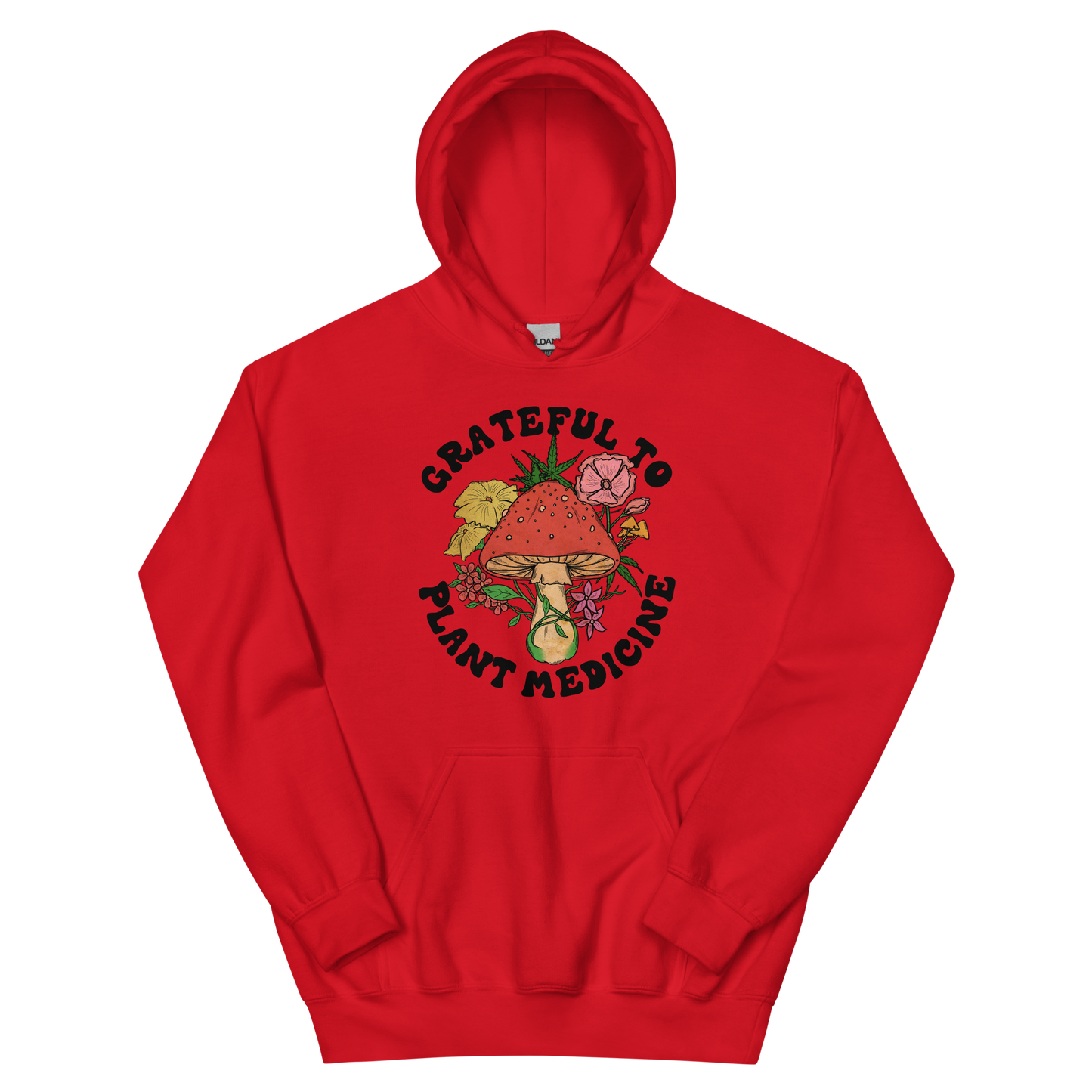 Grateful To Plants Graphic Hoodie
