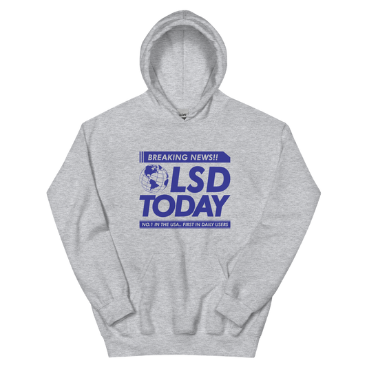 Breaking News Today Graphic Hoodie