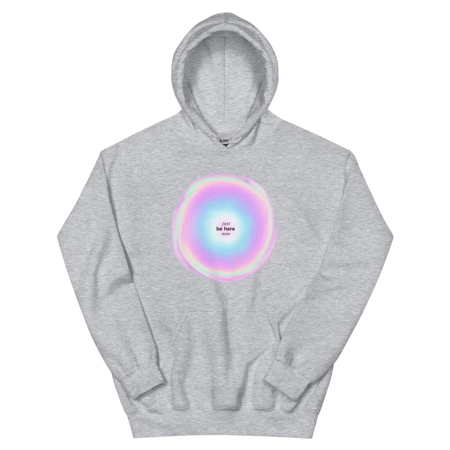 Just Be Here Now Graphic Hoodie