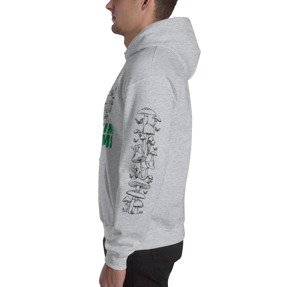 With a large front pouch pocket and drawstrings in a matching color, this Shroom Beach Hoodie is a sure crowd-favorite. It’s soft, stylish, and perfect for cooler evenings.