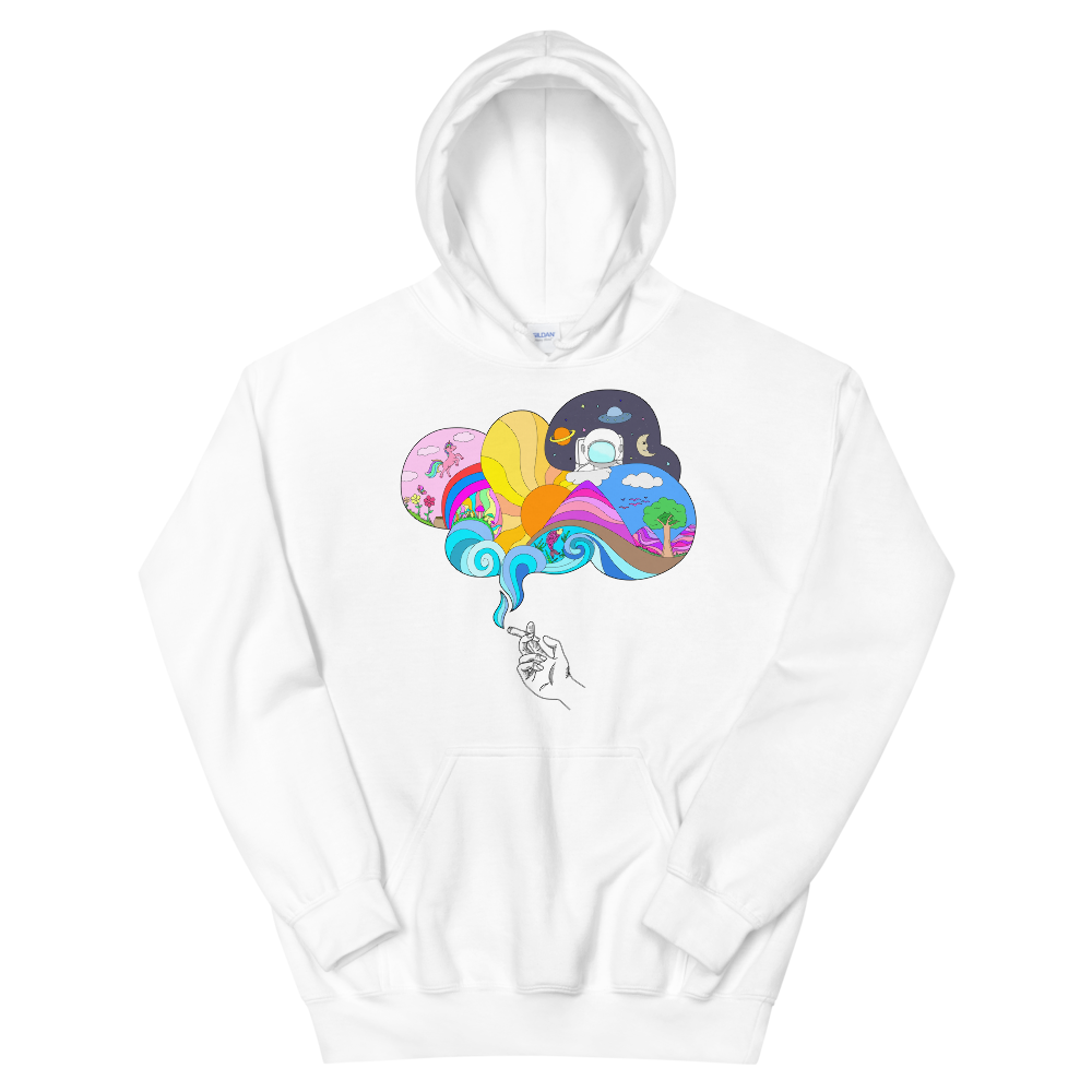 With a large front pouch pocket and drawstrings in a matching color, this Shroom Beach Hoodie is a sure crowd-favorite. It’s soft, stylish, and perfect for cooler evenings.