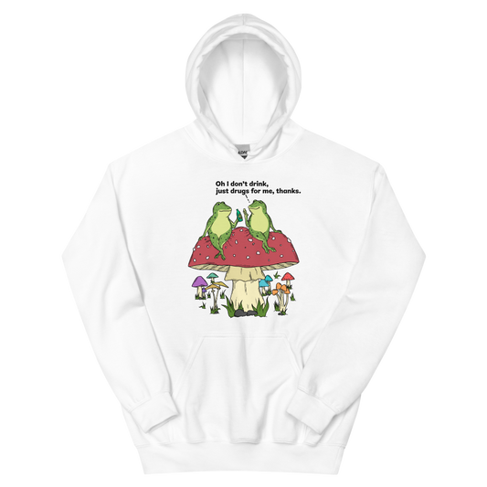 I Don't Drink Graphic Hoodie