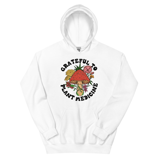 Grateful To Plants Graphic Hoodie