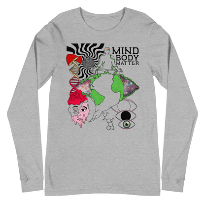 Mind Body Matter Graphic Long Sleeve Tee